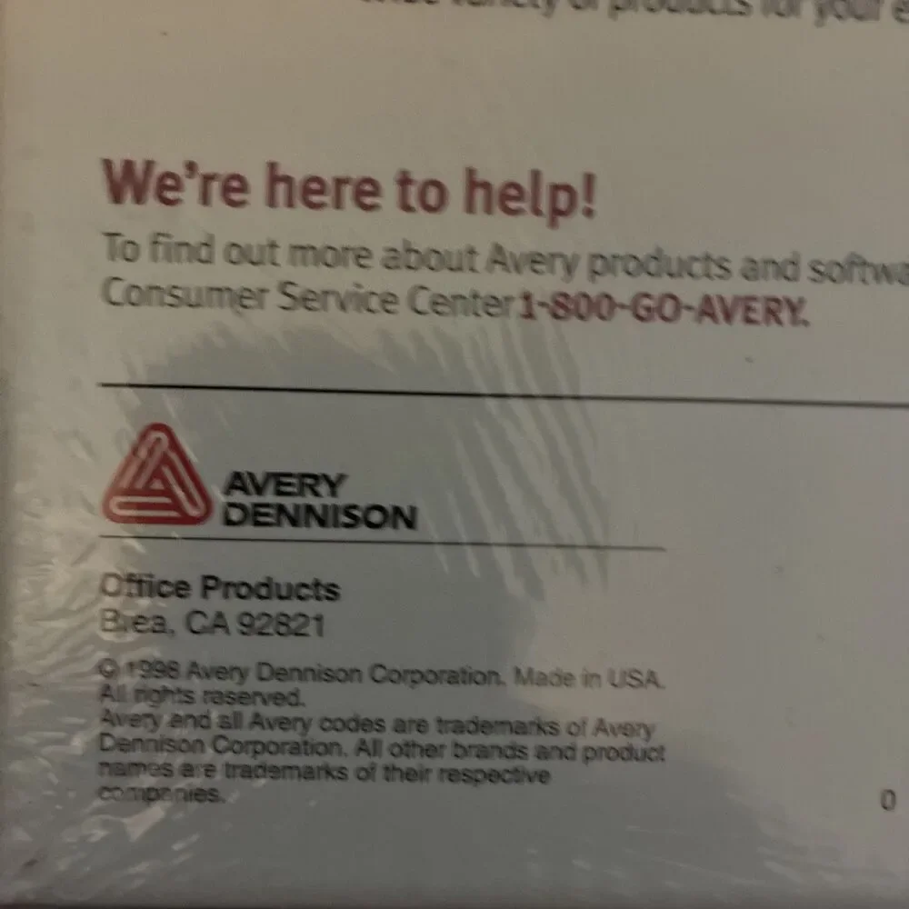 Avery Easy Peel Address Label - 1